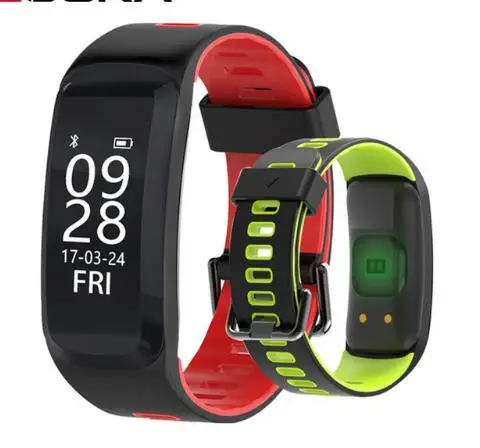 

F4 Smart Bluetooth Wristband Heart Rate Sleep Monitor 30m Waterproof Blood pressure, Blood Oxygen Monitoring