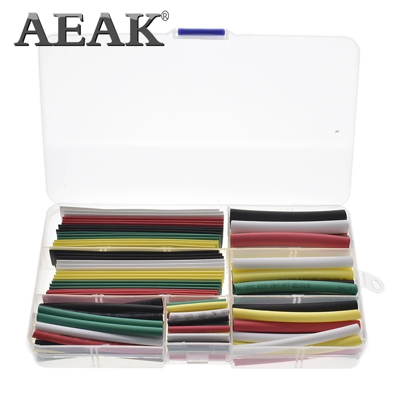 Термоусадочная трубка AEAK 2 мм 3 4 5 6 8 10 комплект проводов|cable kit|sleeve wrapshrinkable tube |