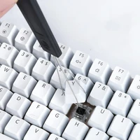 2021 new useful keyboard key keycap puller remover with unloading steel cleaning tool keycap starter keyboard dust cleaner aid
