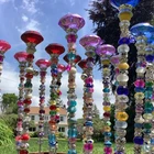 Украшение для цветочного горшка в виде сказочного сада