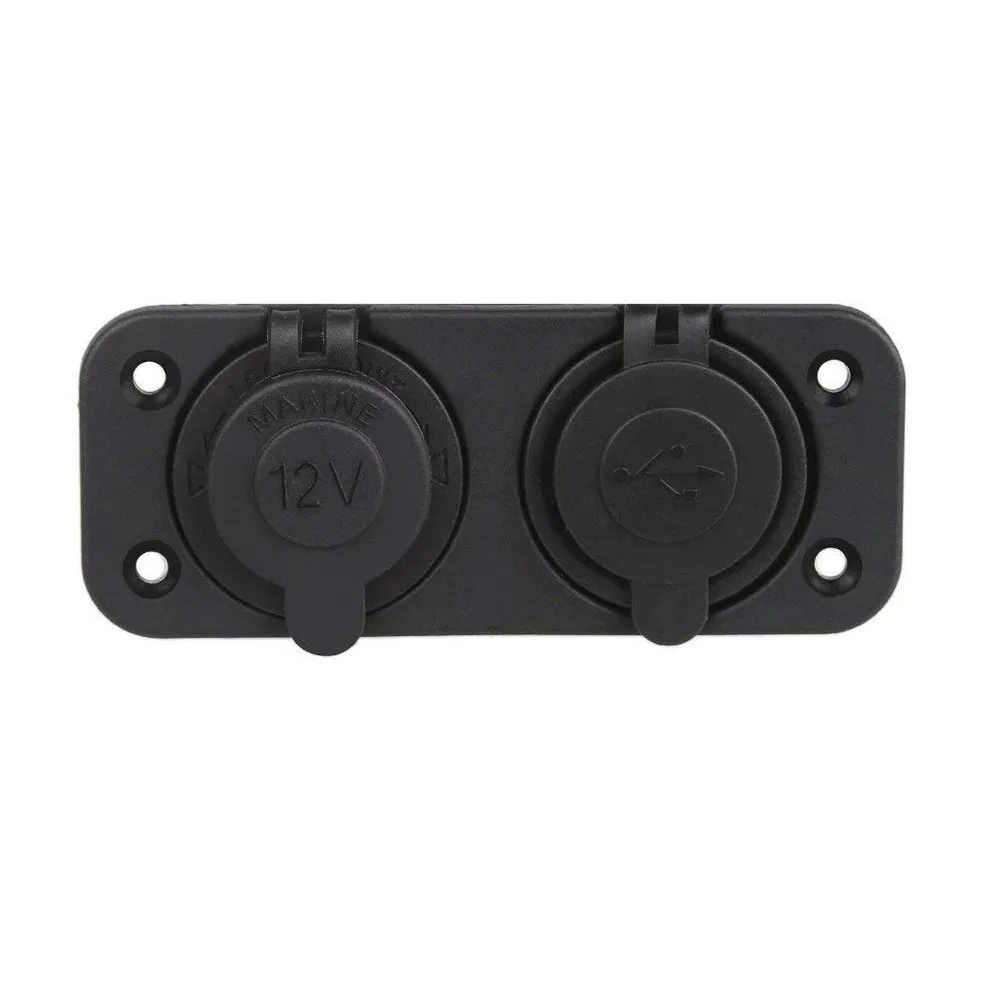 2 Переключатель отверстия Панель для автомобиля лодка яхта морской синий
