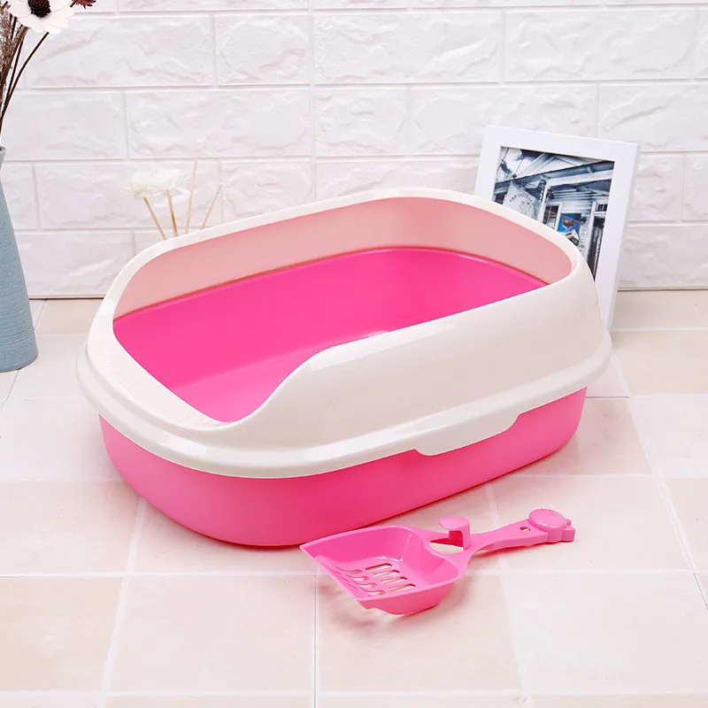 Поддон для туалета домашних питомцев лопатка от брызг поднос кошачьего с