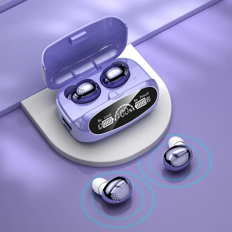 

M32 Wireless Headphones Stereo Sport Touch Headset TWS Bluetooth V5.1 Earphones Women Earbuds With Microphone Power Bank 2000mAh