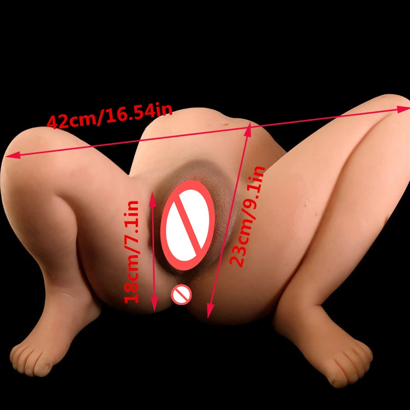 3D Реалистичная большая попа Мужская мастурбация секс-кукла двухканальная