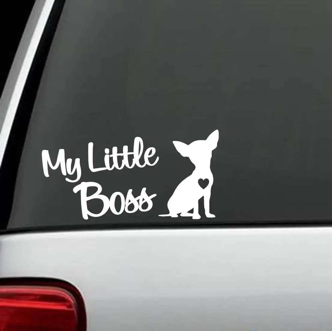 Наклейка My Little Boss ChihuahuaCar собака для грузовика фургона ноутбука автомобиля