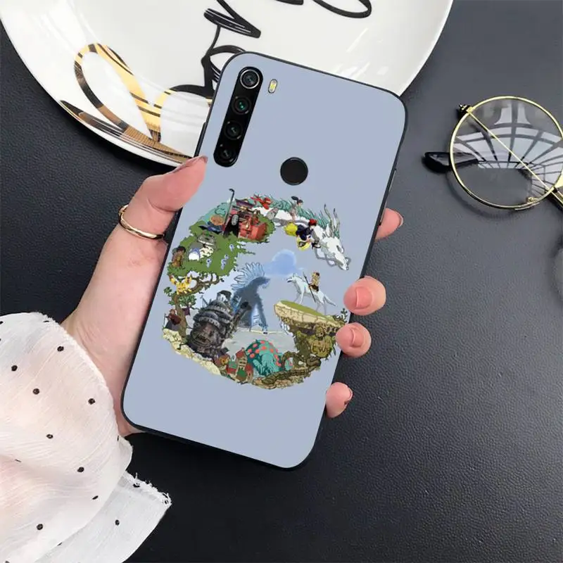 

Spirited Away Totoro Ghibli Miyazaki Anime Phone Case For Xiaomi Redmi 7 8 9t a3Pro 9se k20 mi8 max3 lite 9 note 9s 10 pro