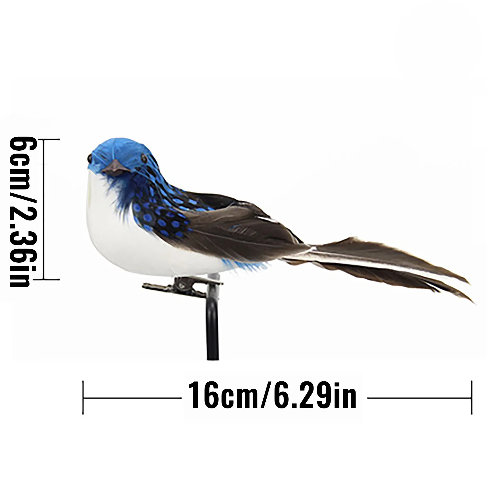 

Garden Decoration Outdoor Yard Garden Decor 12pc Real Feather Simulation Gardening Decoration Foam Fake Bird Sparrow Ornaments