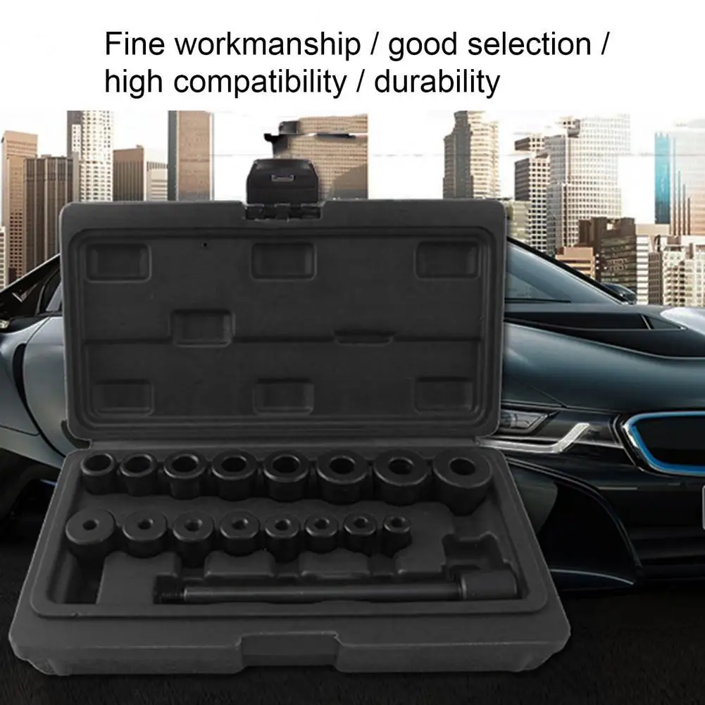 

17Pcs Universal Centering Mandrel Clutch Alignment Tool Kit Installing Accessory Auto parts