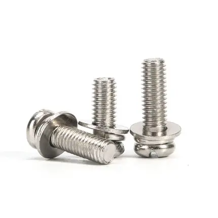 Винты с круглой головкой 50 шт. M2.5 одиннадцать слов шайба поперечной пружиной три