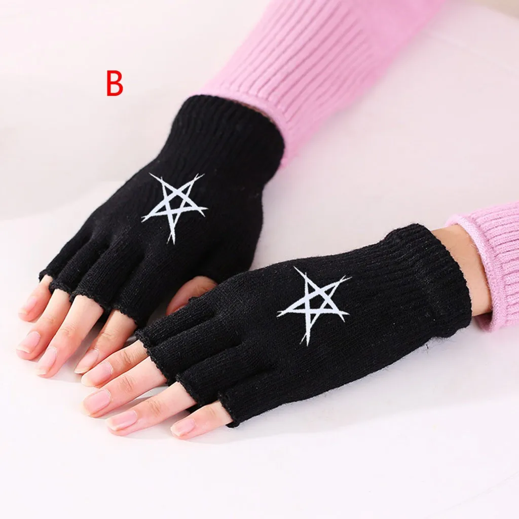 

Star Print Children Kids Kawaii Gloves Gloves Baby Boys Girls Winter Warm Gloves Kids Korean Fashion Solid Gloves For Gift 5G