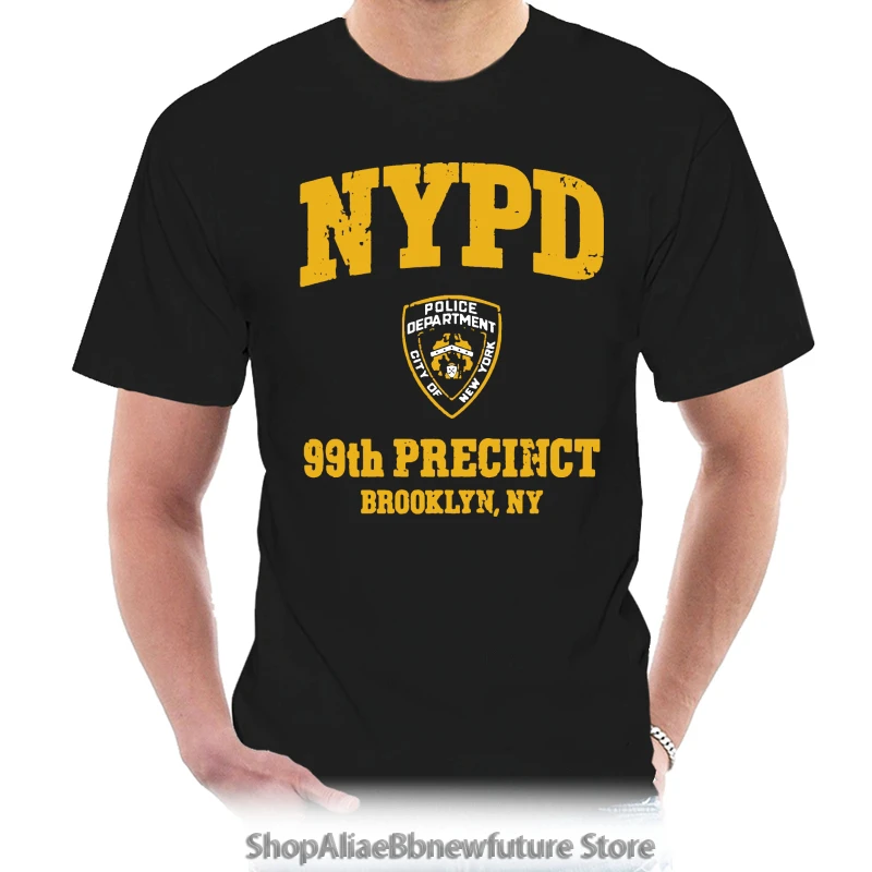 

T Shirt Arrivals Brooklyn Nine Nine 99th Precinct Brooklyn NY T-Shirt Short Cotton Tee Shirt Men Cool Poleras Hombre 2545Y