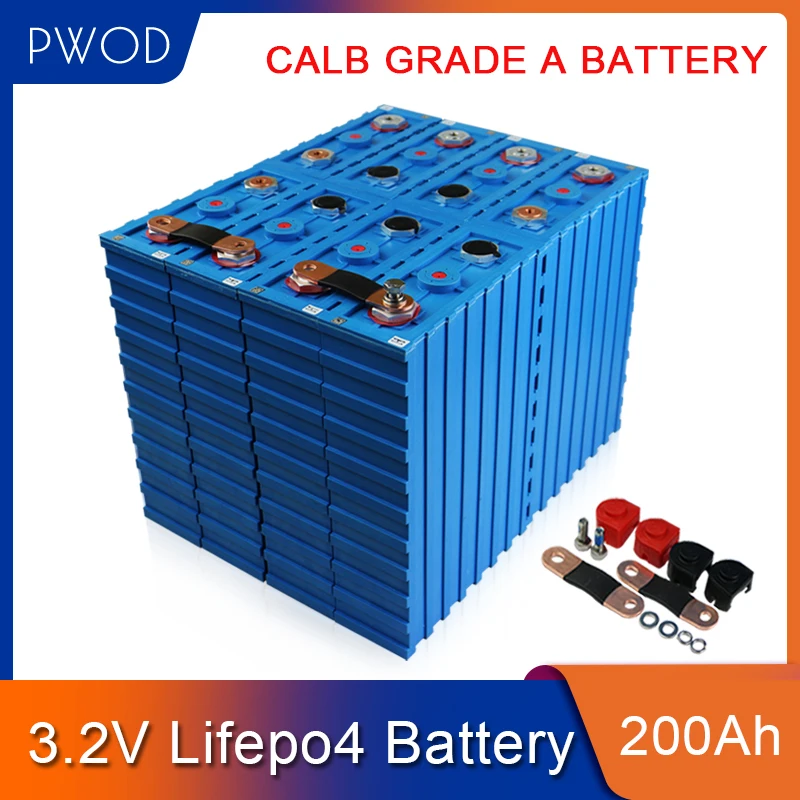PWOD 8 шт. класса А с лакированным CALB 200Ah 3 2 V литиевая LiFePO4 батарейки таблетки SE200
