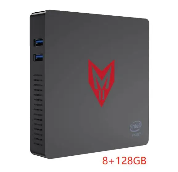 8G 128G Мини-ПК MII Win10 In-tel Apollo Lake J4205 tv Box Mini PC dual wifi 8G 128G/256 GB/512 GB HD1.4 BT телеприставка HD graphics 500 - Цвет: 8G 128G