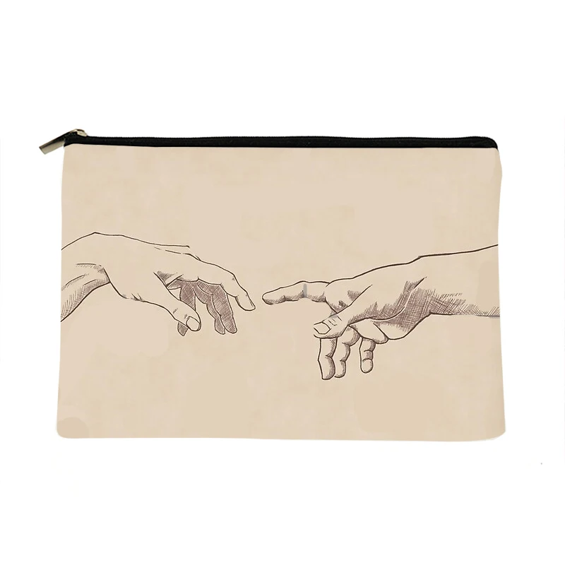 

Women Dark Academia Printed Make up bag Fashion Women Cosmetics Organizer Bag for Travel Colorful Storage Bag for Lady Bag