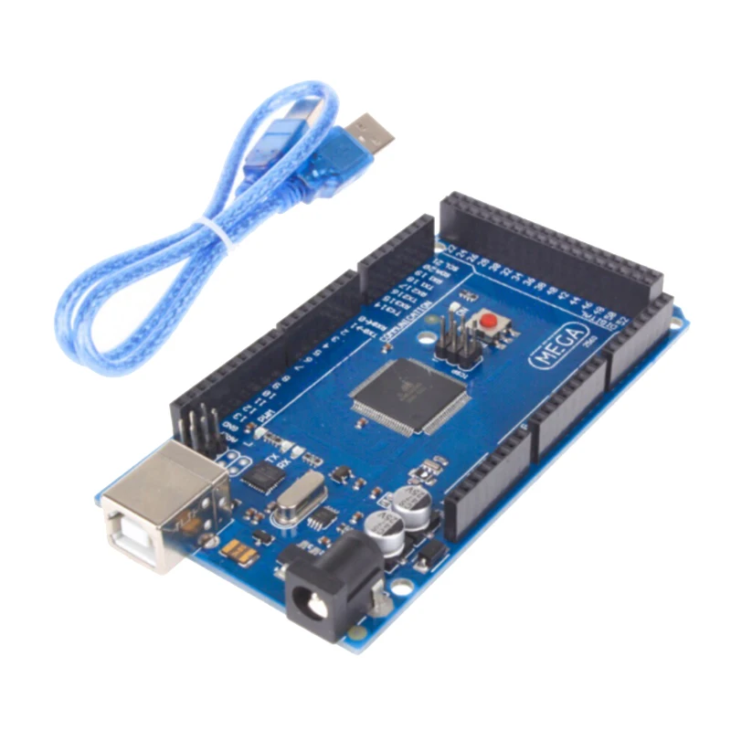 

Плата MEGA 2560 R3 ATmega2560 ATMEGA16U2 + USB-кабель, совместимый с Arduino IDE, Соответствует директиве RoHS