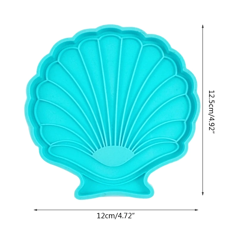 

Shell Shape Coaster Epoxy Resin Mold Cup Mat Pad Silicone Mould DIY Crafts Decorations Ornaments Casting Tool