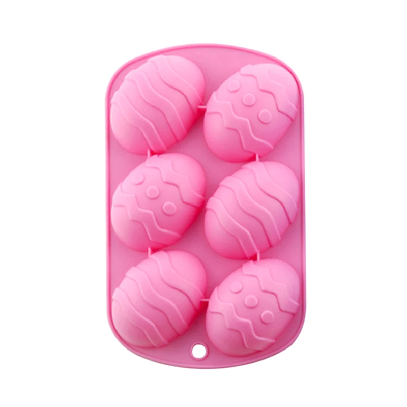 

Easter Eggs Mold Silicone Baking Accessories 3D DIY Sugar Craft Chocolate Cutter Mould Fondant Cake Decorating Tool 2 Colors
