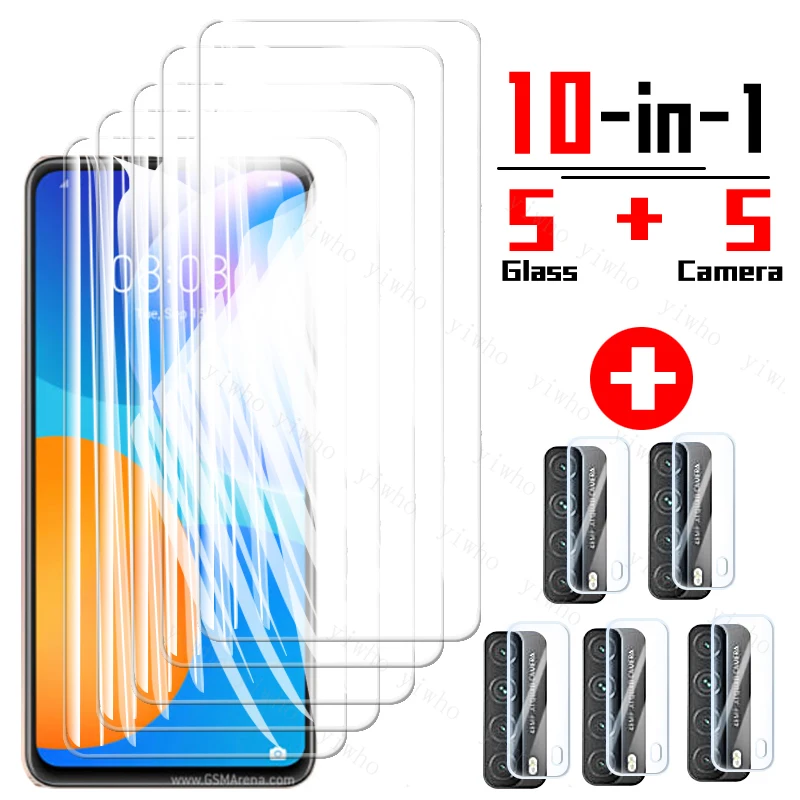 Закаленное стекло для Huawei P Smart 2021 защита экрана камеры P40 Lite 5G P40lite E P30 Y5P Y6P Y7P Y8P |