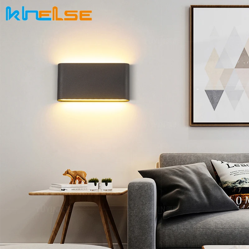 Водонепроницаемый светильник с датчиком движения внешний настенный IP65 из