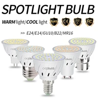 10pcs led bulb e27 light 220v spotlamp bulb e14 round bulb mr16 lamp gu10 energy saving light b22 lamp home living room lighting