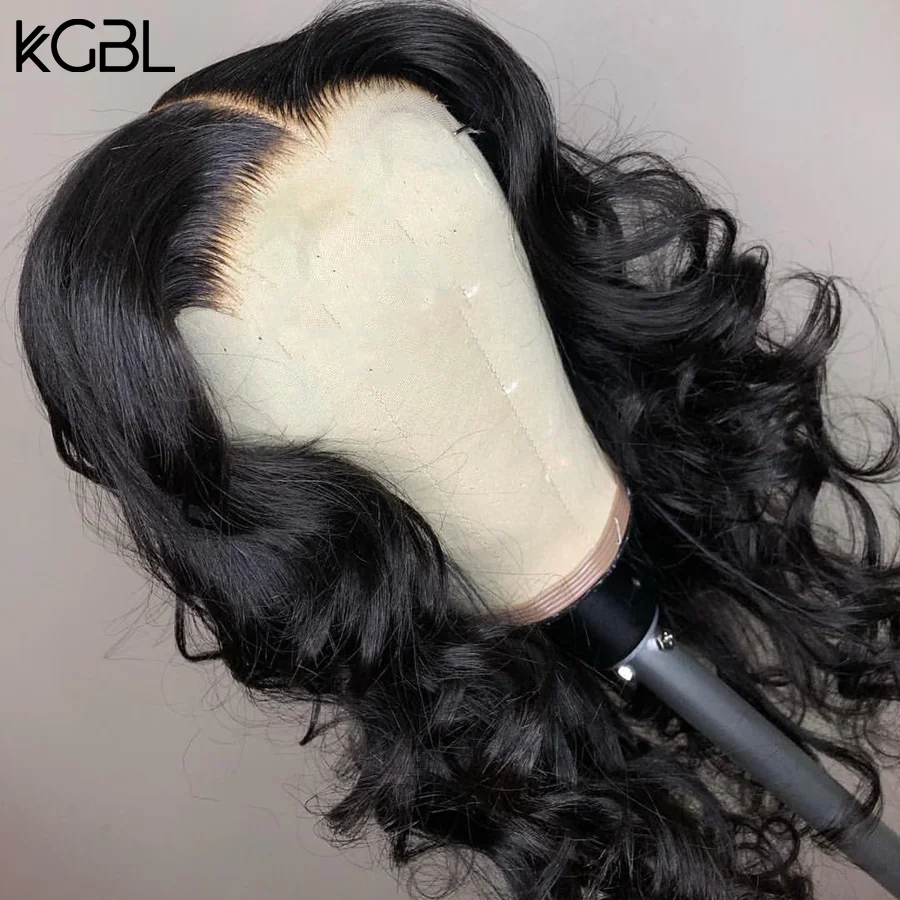 KGBL объемная волна 13*4 Кружева спереди среднего соотношения 8 ”-22” Non-Remy