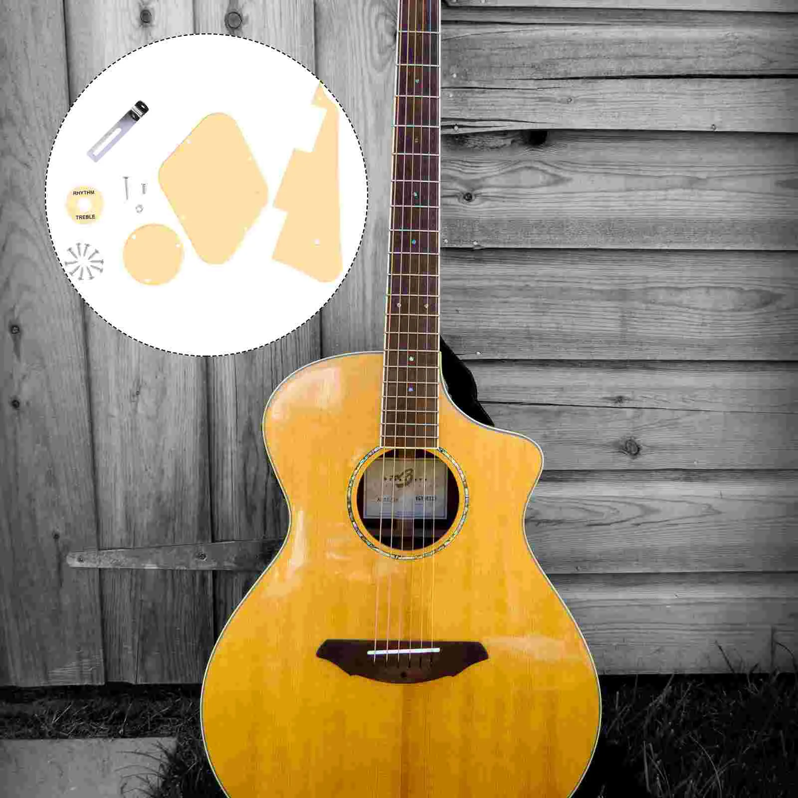 

1 комплект накладки для электрогитары Защита от царапин пластина задняя пластина