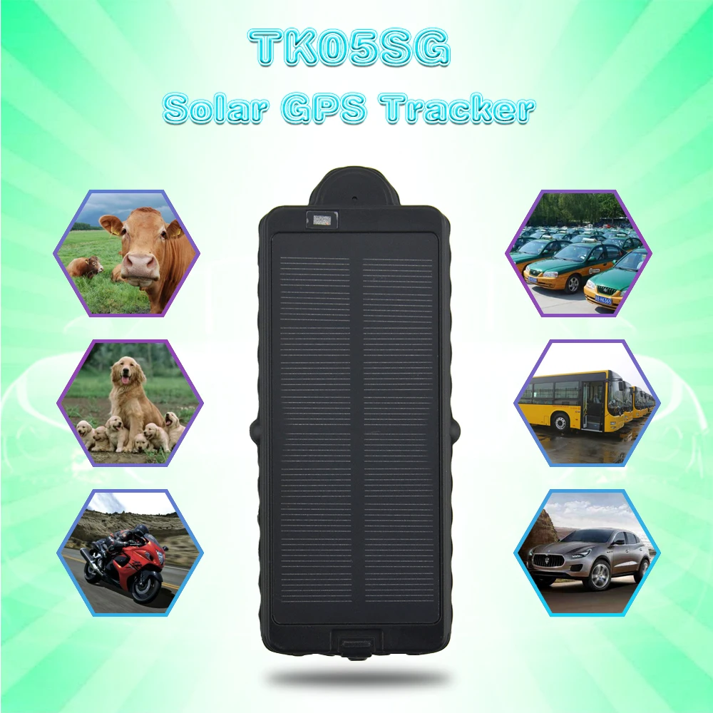 TK05SG водонепроницаемый GPS трекер 3G WCDMA с добавлением магнита солнечная энергия WIFI