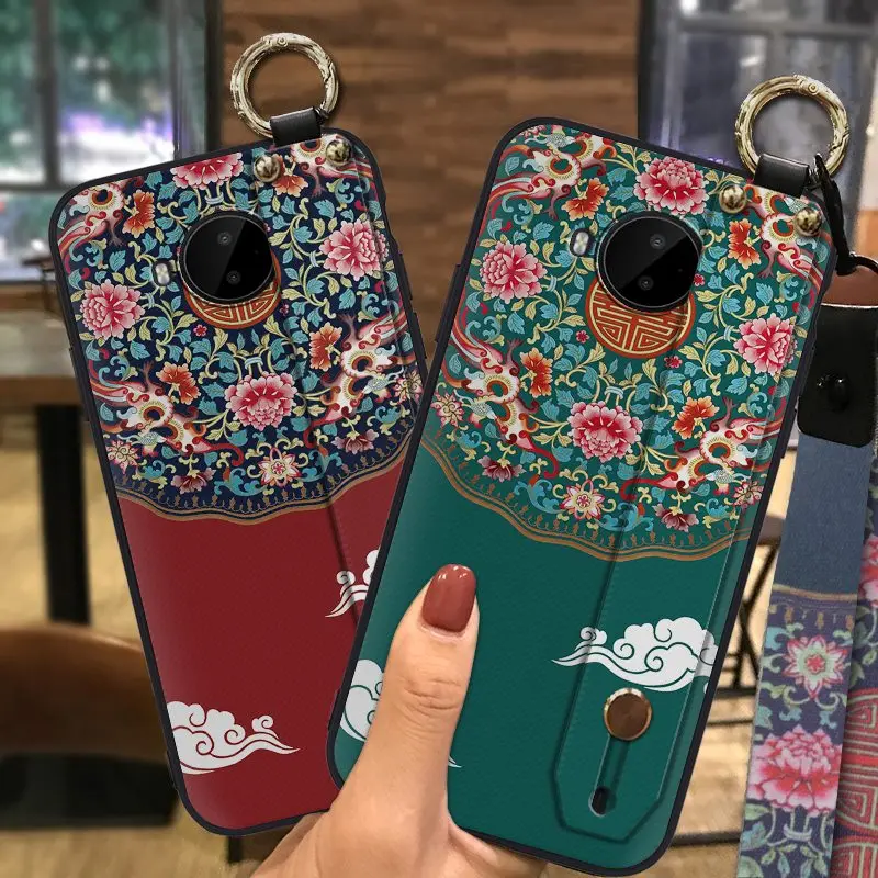 Грязеотталкивающий пылезащитный чехол для телефона Nokia C20 Plus в китайском стиле