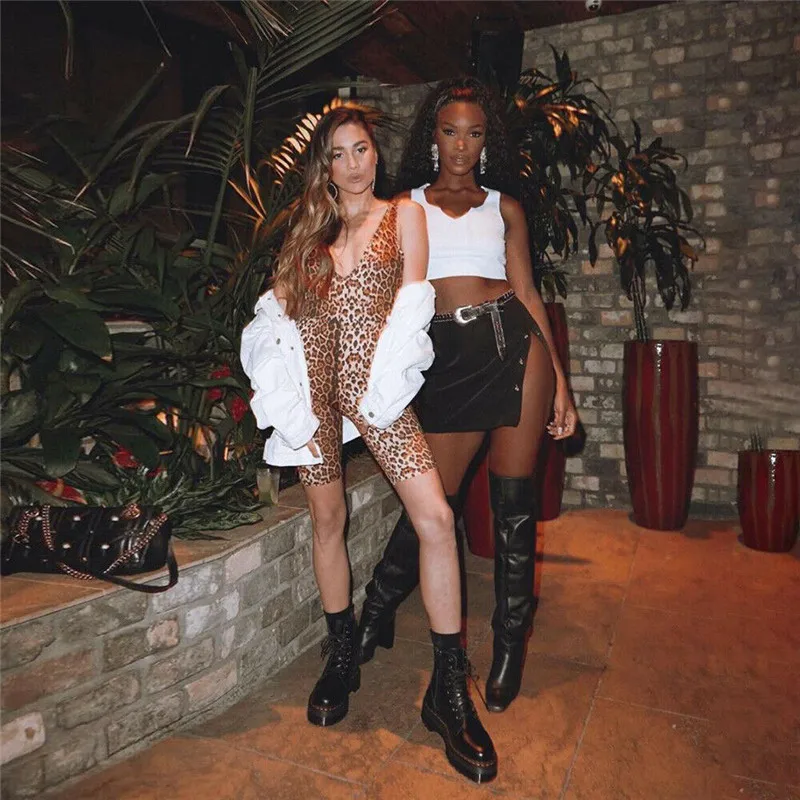 Американские сексуальные женские костюмы с v образным вырезом без рукавов