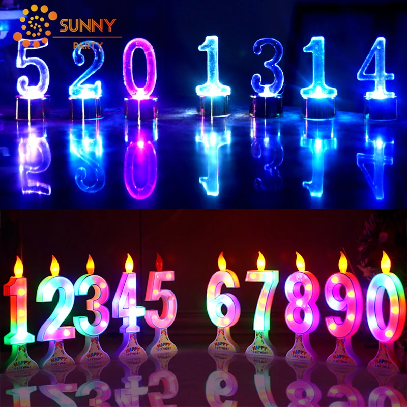 Креативный светодиодный светильник с автоматическим изменением цвета свечи