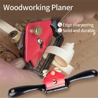 9 inch woodworking hand planer blades tool deburring router with screw adjustable wood planer cutting machine edge spoke shave