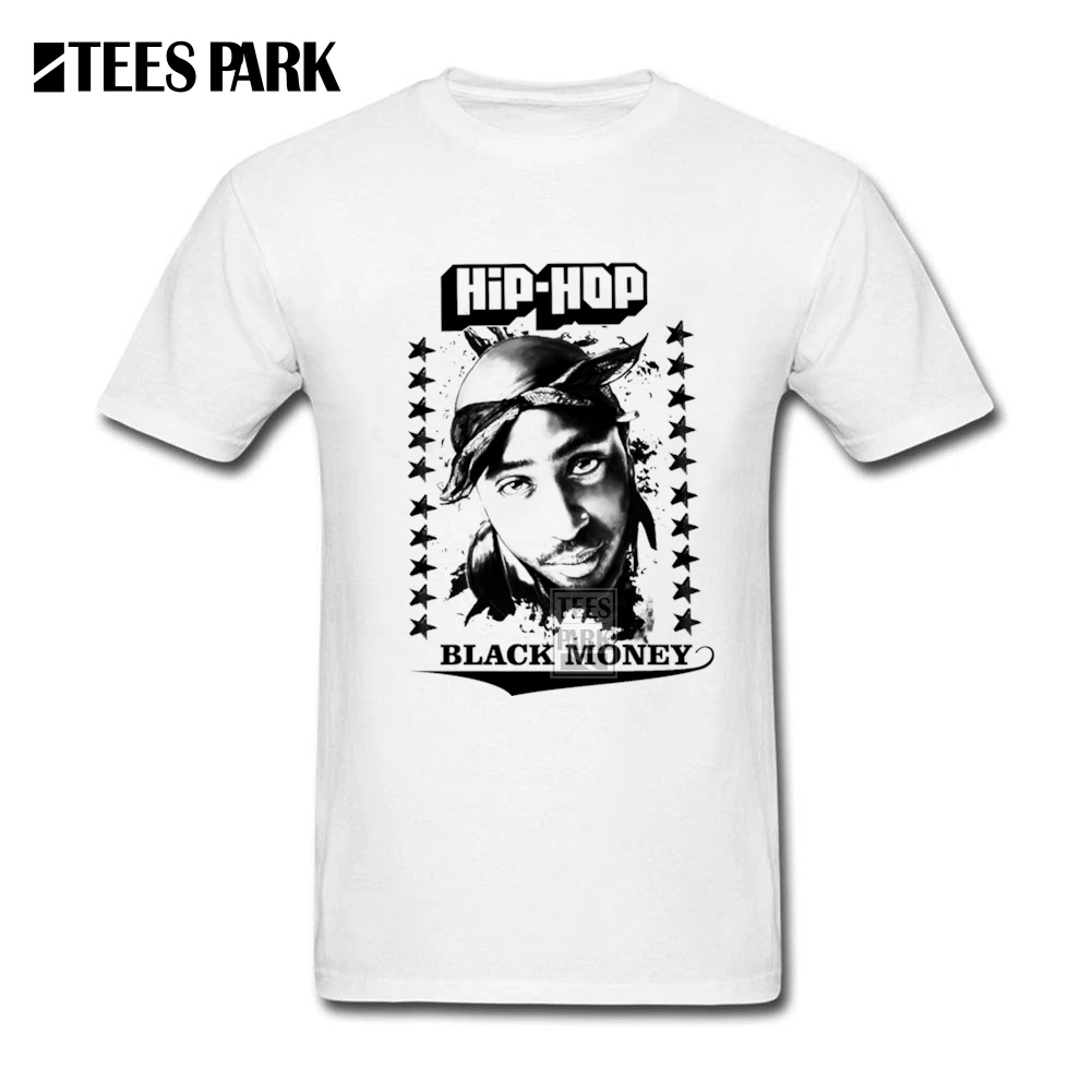 Slim Fit футболка 2Pac Amaru Shakur Tupac хип хоп деньги мужчины вырез лодочкой короткий рукав