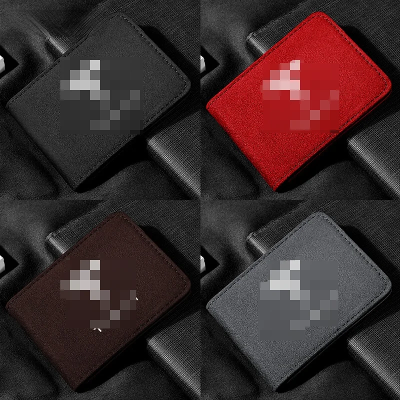 

For Tesla Model 3 X S Y High-Grade Suede Material Car Driving Documents Protective Case Bank Credit Card Holder