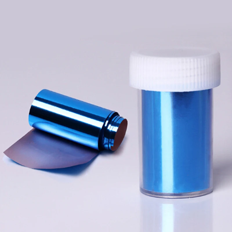 1 рулон золотистой серебристой фольги для ногтей Сверкающее небо блестящие