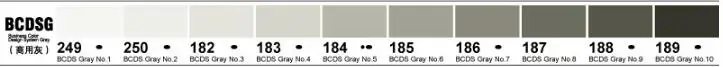 EF102-10colors-BCDSG FINECOLOUR художественные маркеры двуглавый EF100/EF101/EF102 240/160/480 цвета художника эскиз спиртовой основе маркеры для анимационной манги - Цвет: EF102-10colors-BCDSG