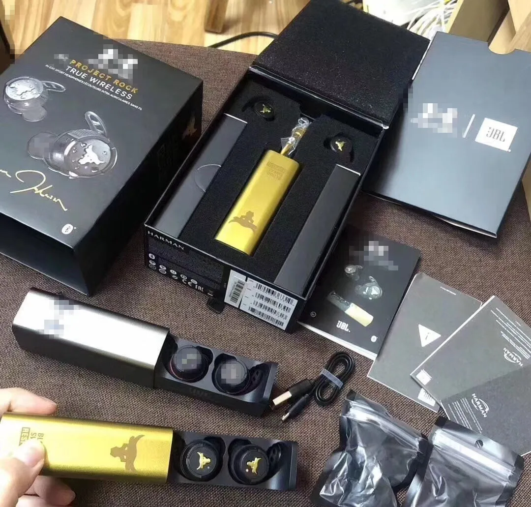 Оригинальные беспроводные Bluetooth наушники-вкладыши Под Armour Project Rock спортивные