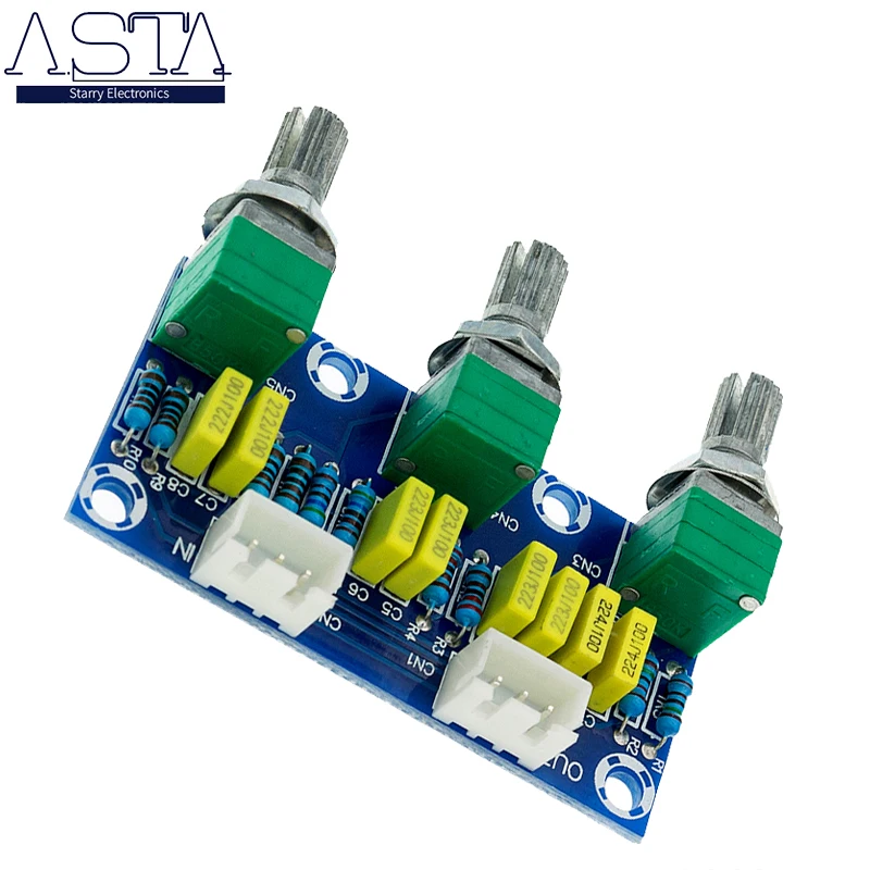 

XH-M802 Amplifier Board High and Low Voltage Mixer Tone Board Volume Control Subwoofer PCB Adjustment Amplificador