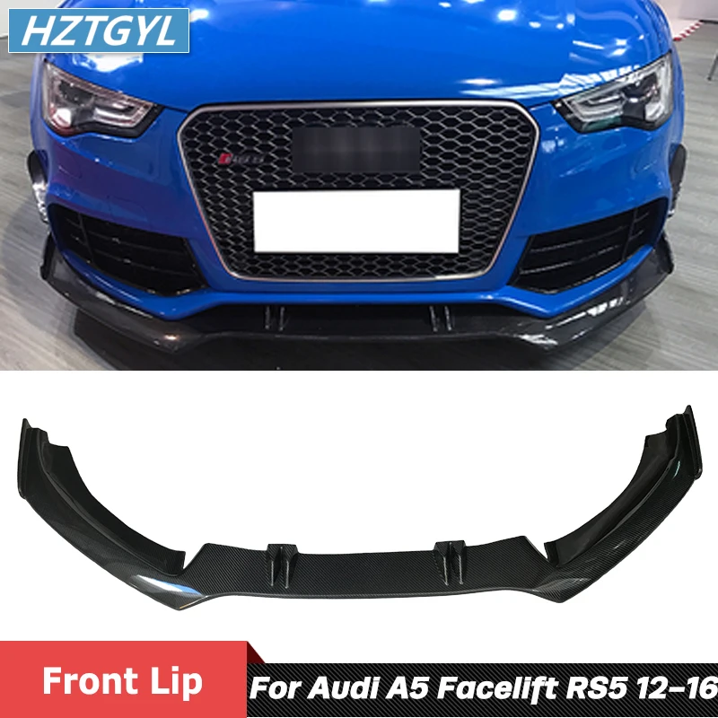 

Карбоновая Лопата для переднего бампера для Audi A5 Facelift RS5, комплект кузова автомобиля 2012-2016