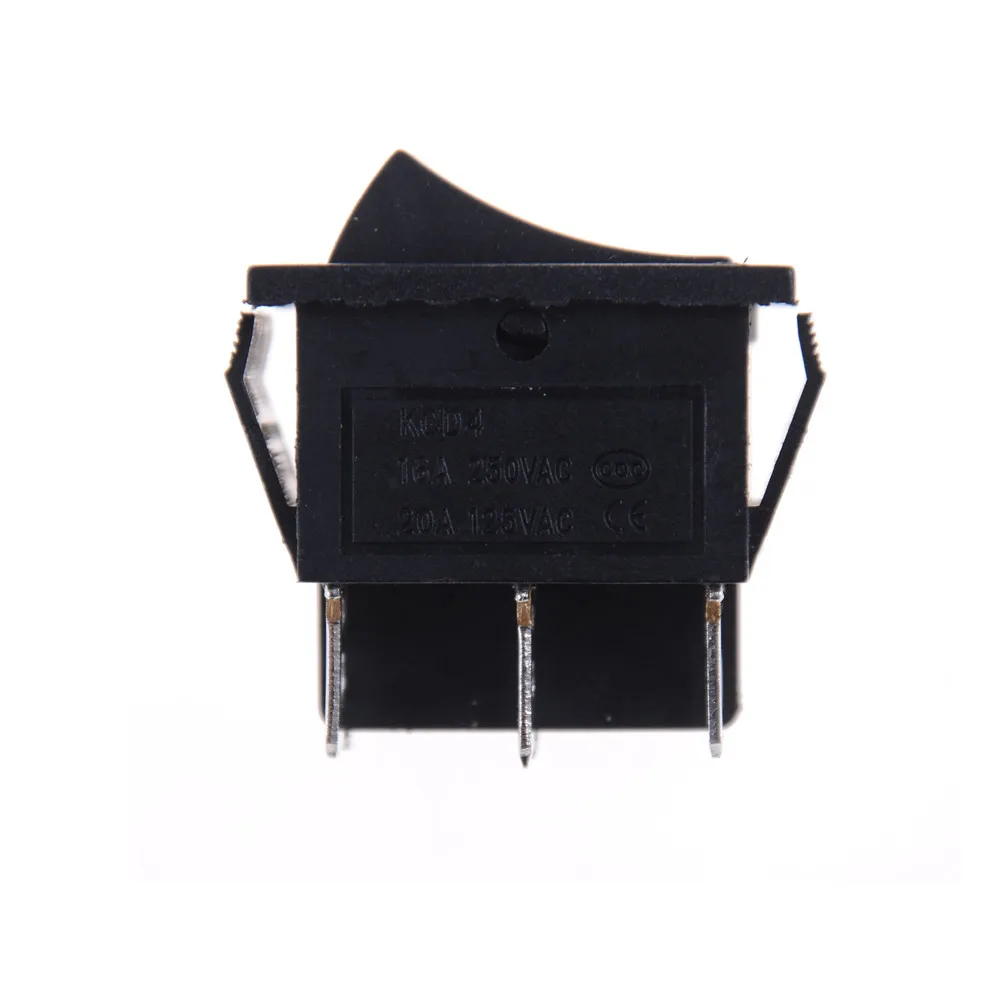 2 шт./лот AC 16A/250V 20A/125V черный 6Pin DPDT ВКЛ ВЫКЛ положение оснастки лодки рокер