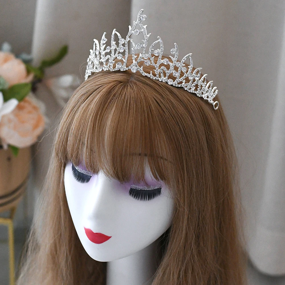 

HP331 Bride Hair Tiara Rhinestone Wedding Crown Engagement Birthday Party Show Women Accessories Bohemian Jewelry Headwear