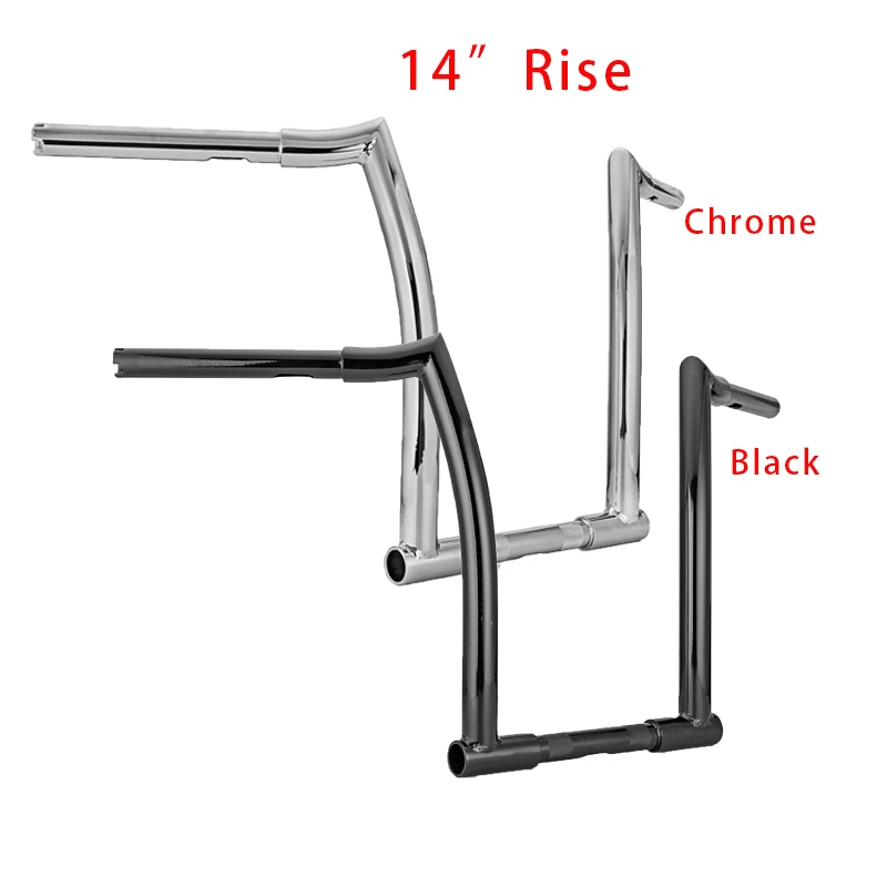 

Motorcycle Accessories Handlebar 14" Ape Hanger Handlebar For Harley Dyna Softail Sportster XL 883 1200 Road Glide 1998-2013