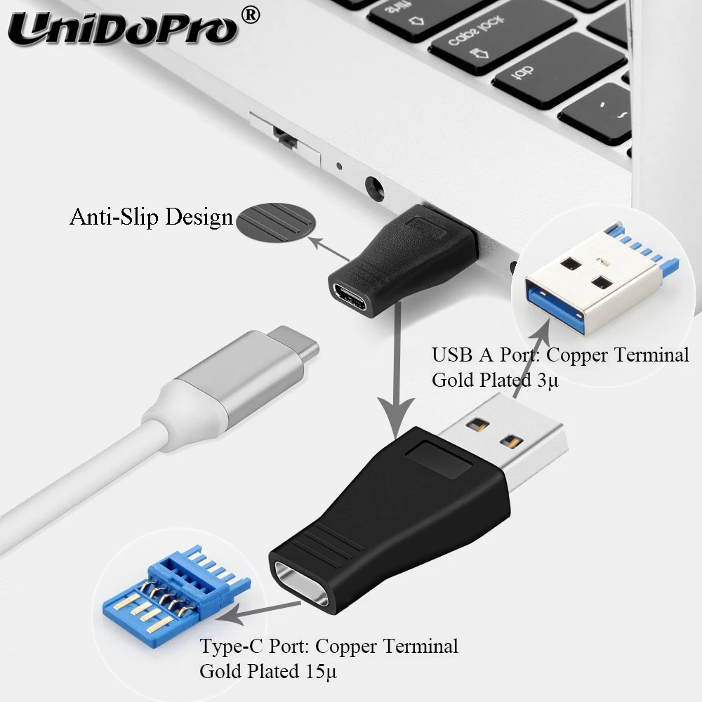 Переходник с USB C на 3 0 переходник 1 типа мама A папа поддержкой синхронизации
