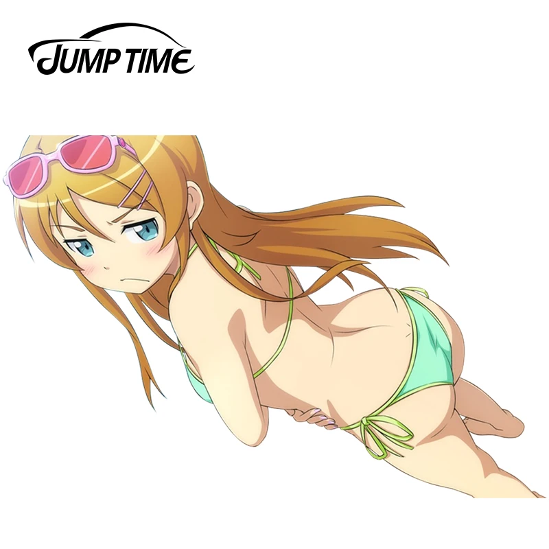 Автомобильные 3D наклейки JumpTime 13 см x 8 6 сексуальная девушка Oreimo Косака кирино