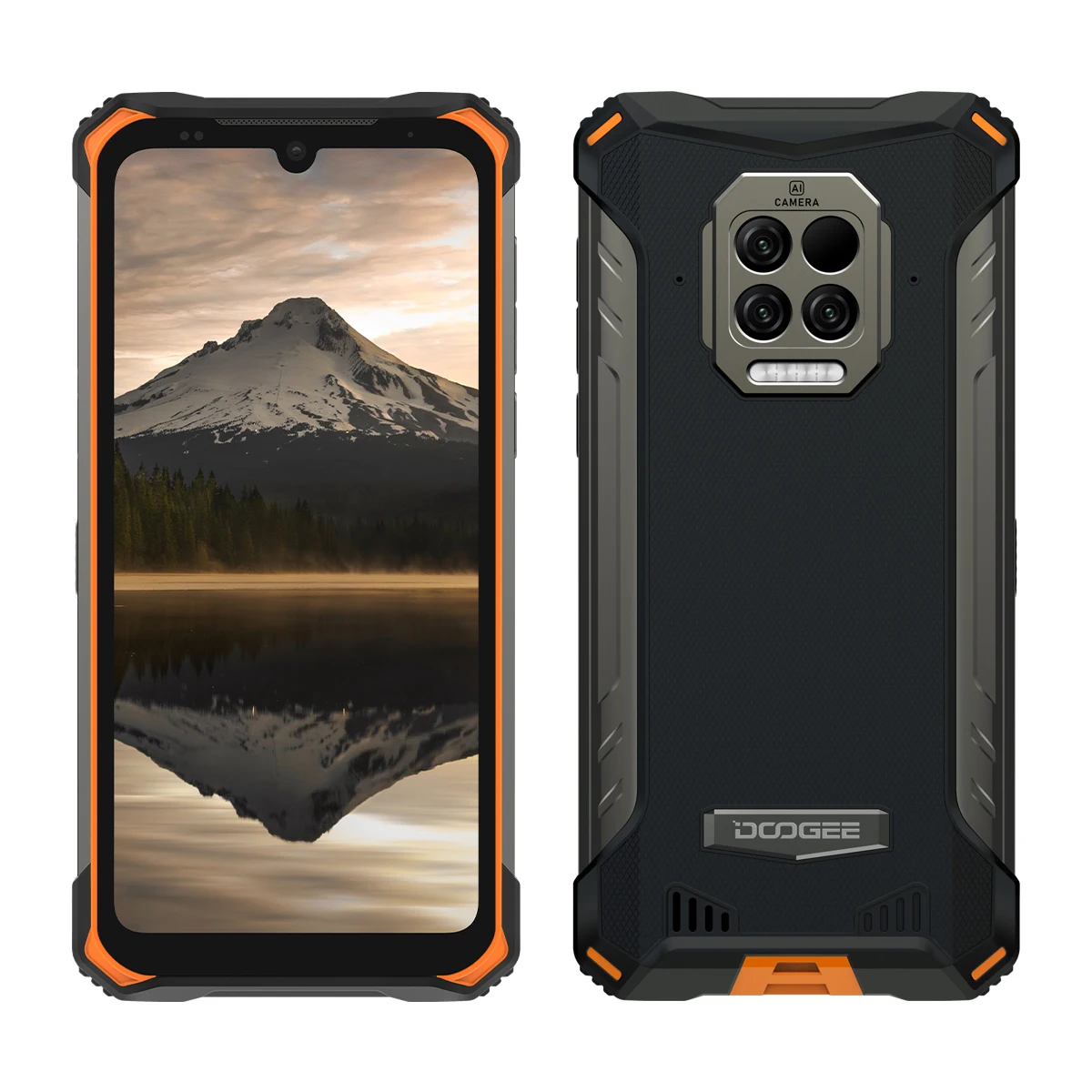 Doogee S86 Pro IP68 Rugged Smartphone Helio P60 Global Bands 8500mAh 6.1'' 8GB+128GB Triple Camera thermometer Mobile Phone