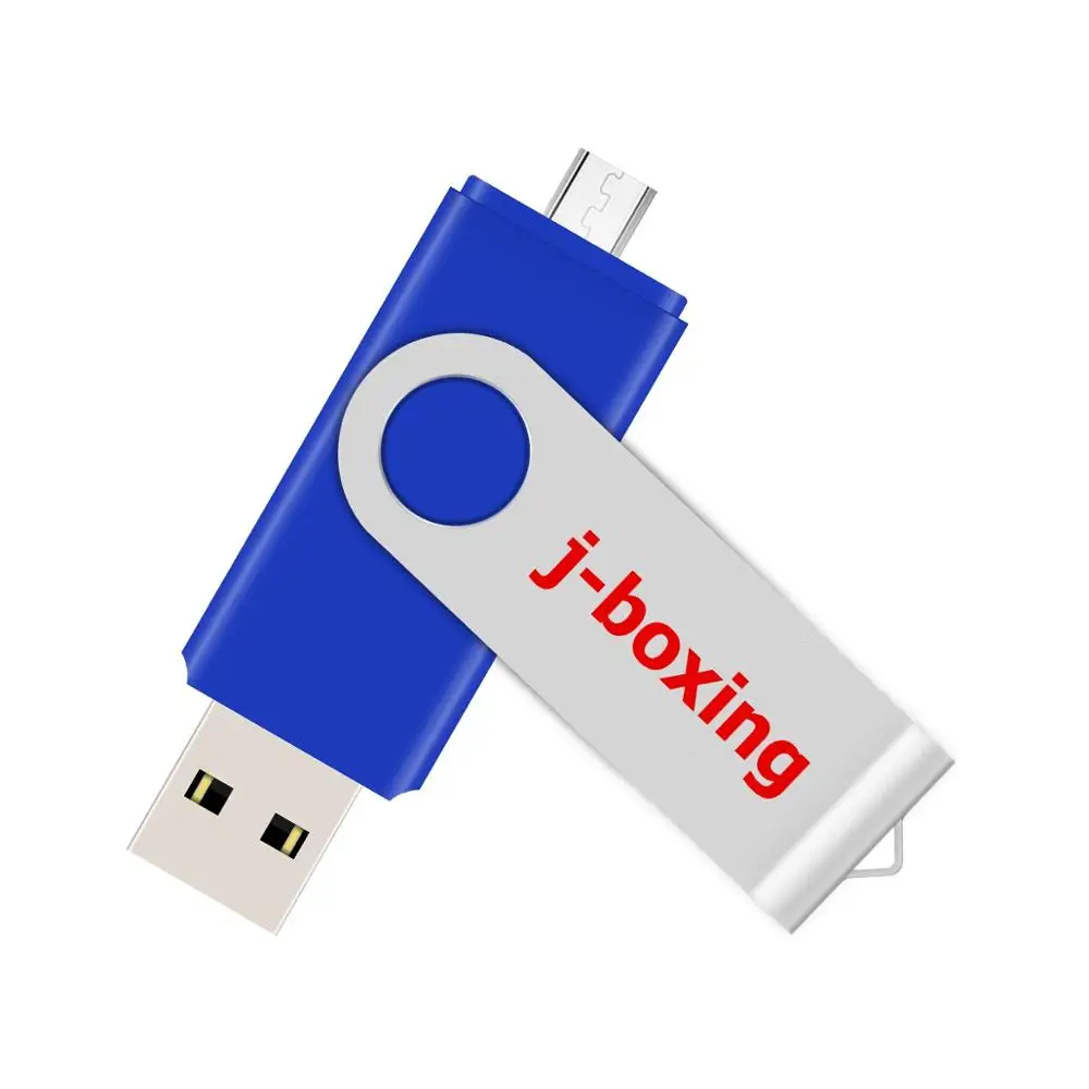 J boxing 5 шт. OTG USB флеш накопитель двойной порт Micro вращающийся 8 ГБ 16 32 64 для Samsung Huawei