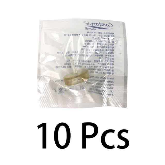 10pcs 0.5 syringe 2 в 1 кислотный пистолет для инъекций гиалуроновая ручка 0,3 мл и 0,5 мл головка Золотая гиалурониковая кислотная ручка губа наполнитель инжектор неинвазивный небулайзер - Номер модели: 10pcs 0.5 syringe