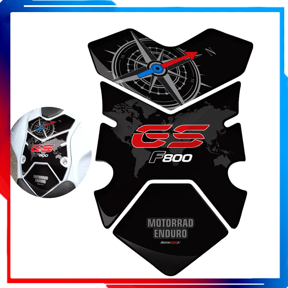 

Motorcycle stickers 3D stickers Motorcycle Fuel Gas Tank Pad Protector Case for BMW F800GS F800 GS 2008-2012 Polyurethane Resin