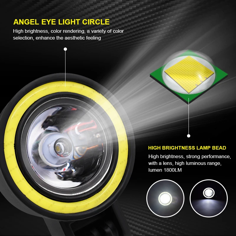 Светодиодные фары EURS 10 Вт светодиодная фара рабочего света 6500K противотуманная