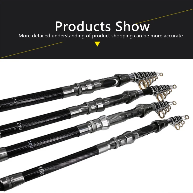 

Telescopic fishing rod ultra-light super hard carbon fiber 1.5m1.8m2.1m2.4m2.7m carp fishing rod fishing tackle