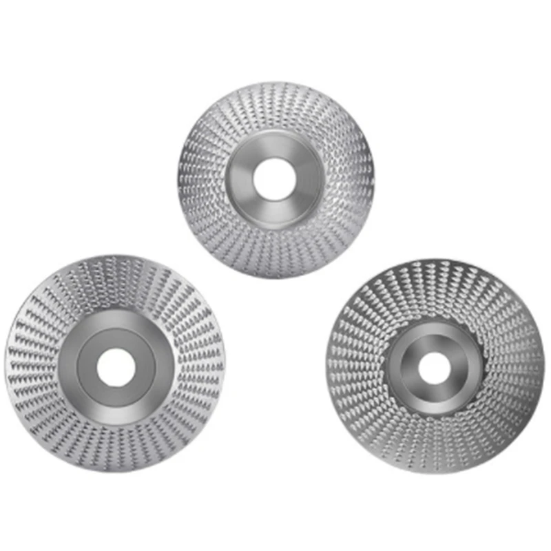 

3 Piece Set of Wood Grinding and Polishing Wheel Rotating Disc Sandpaper Grinding Wheel Tool Angle Grinder 4 Inch Bore